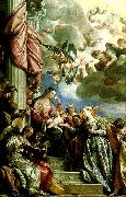 Paolo  Veronese the mystic marriage of st. oil painting on canvas
